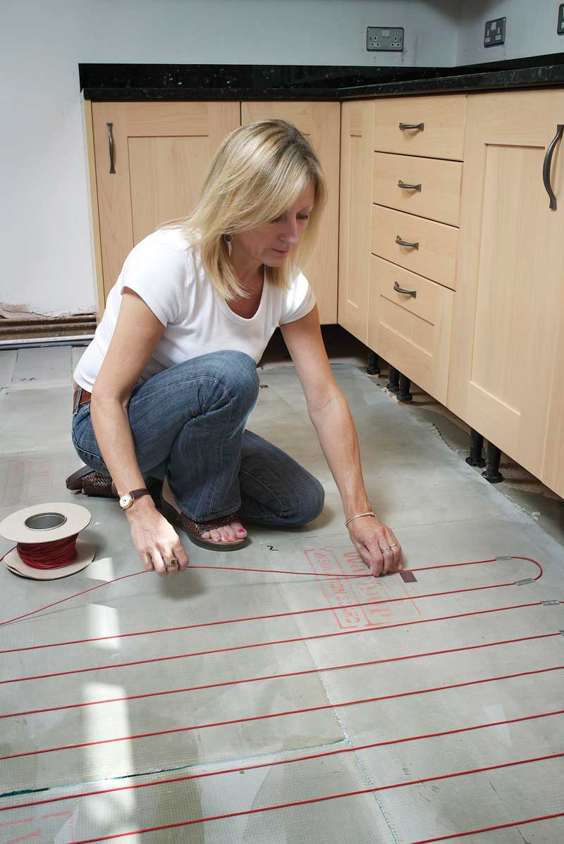 underfloor heating wiring